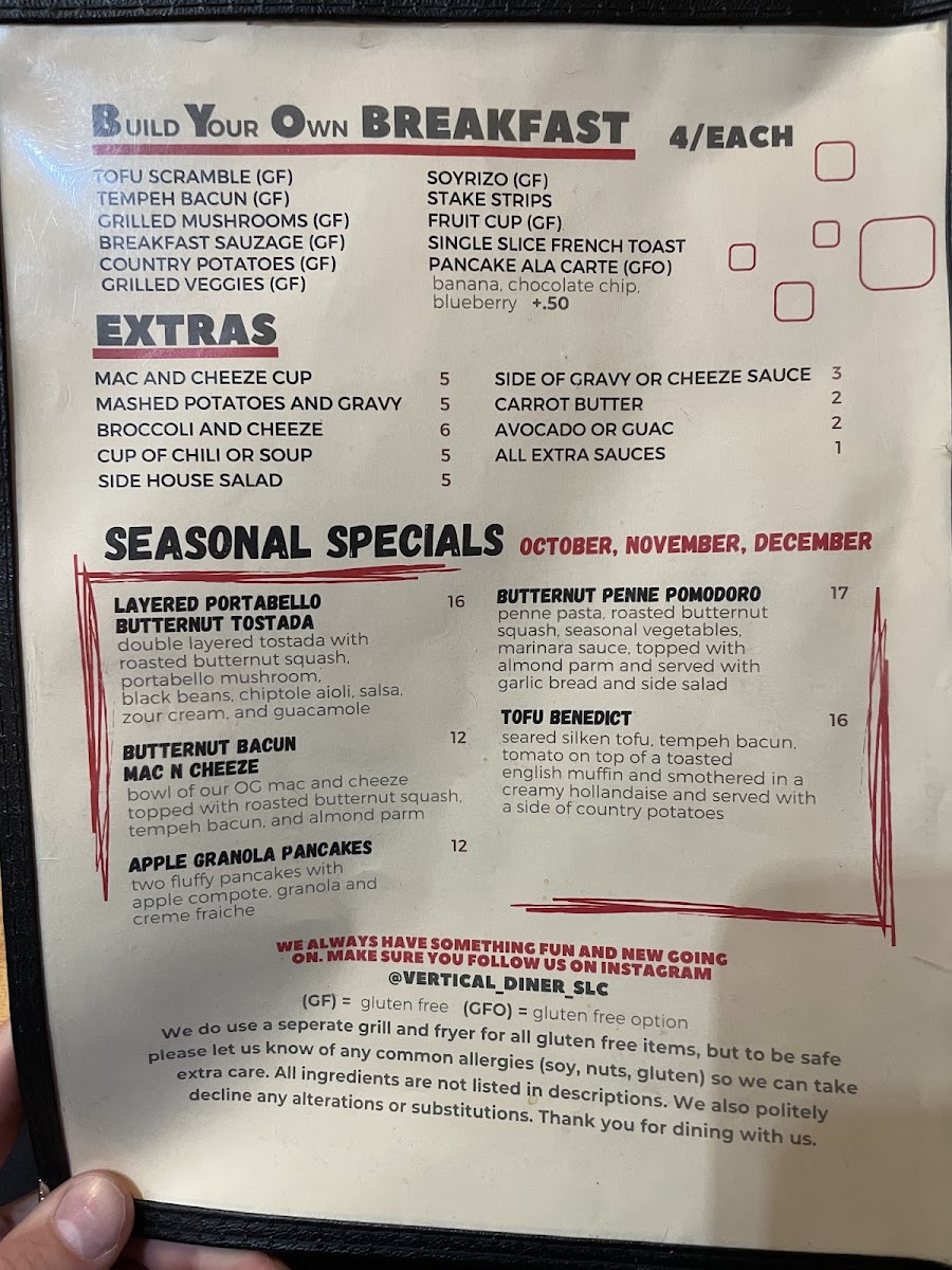 Vertical Diner Menu - Image 3